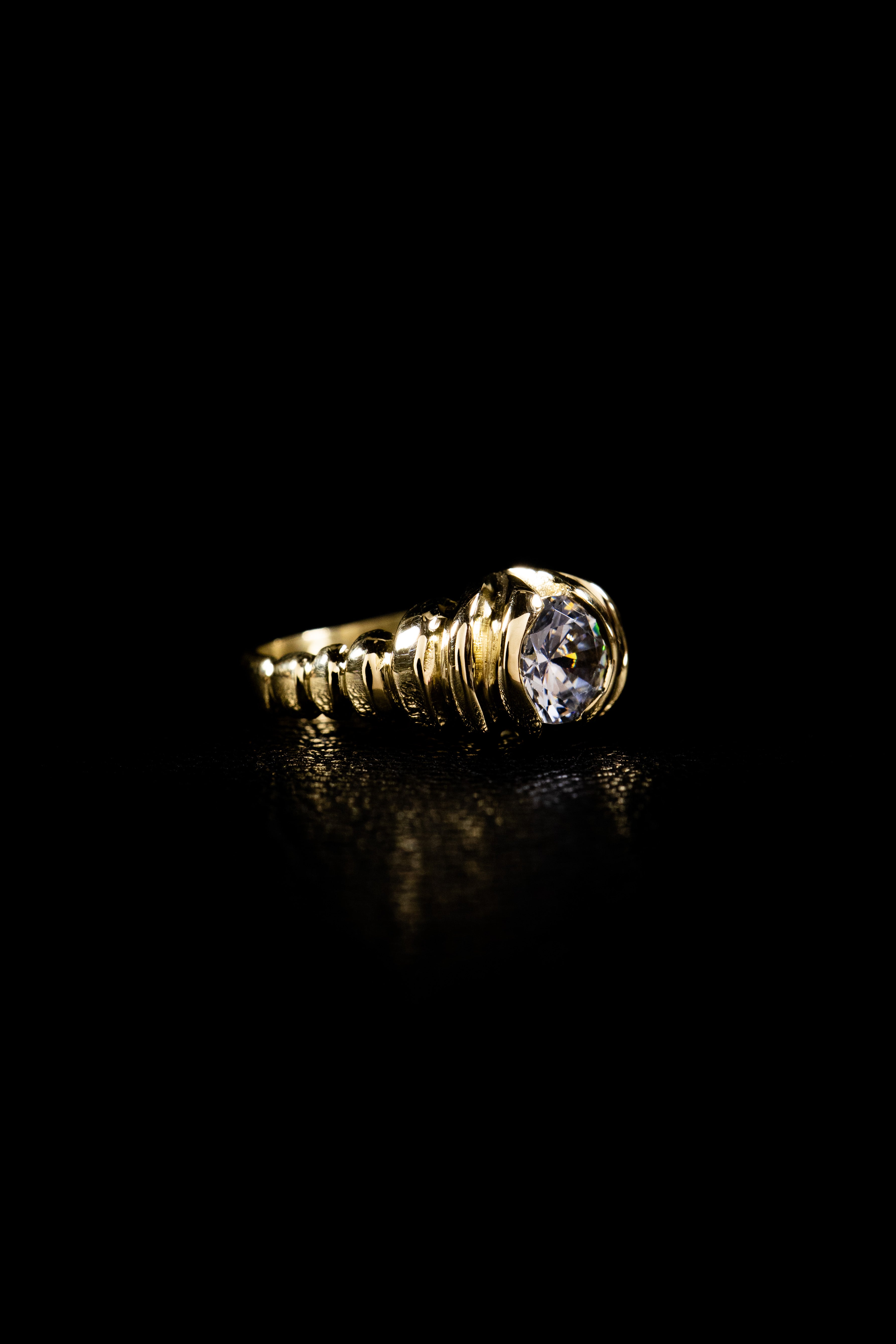 Pulse Diamond Ring