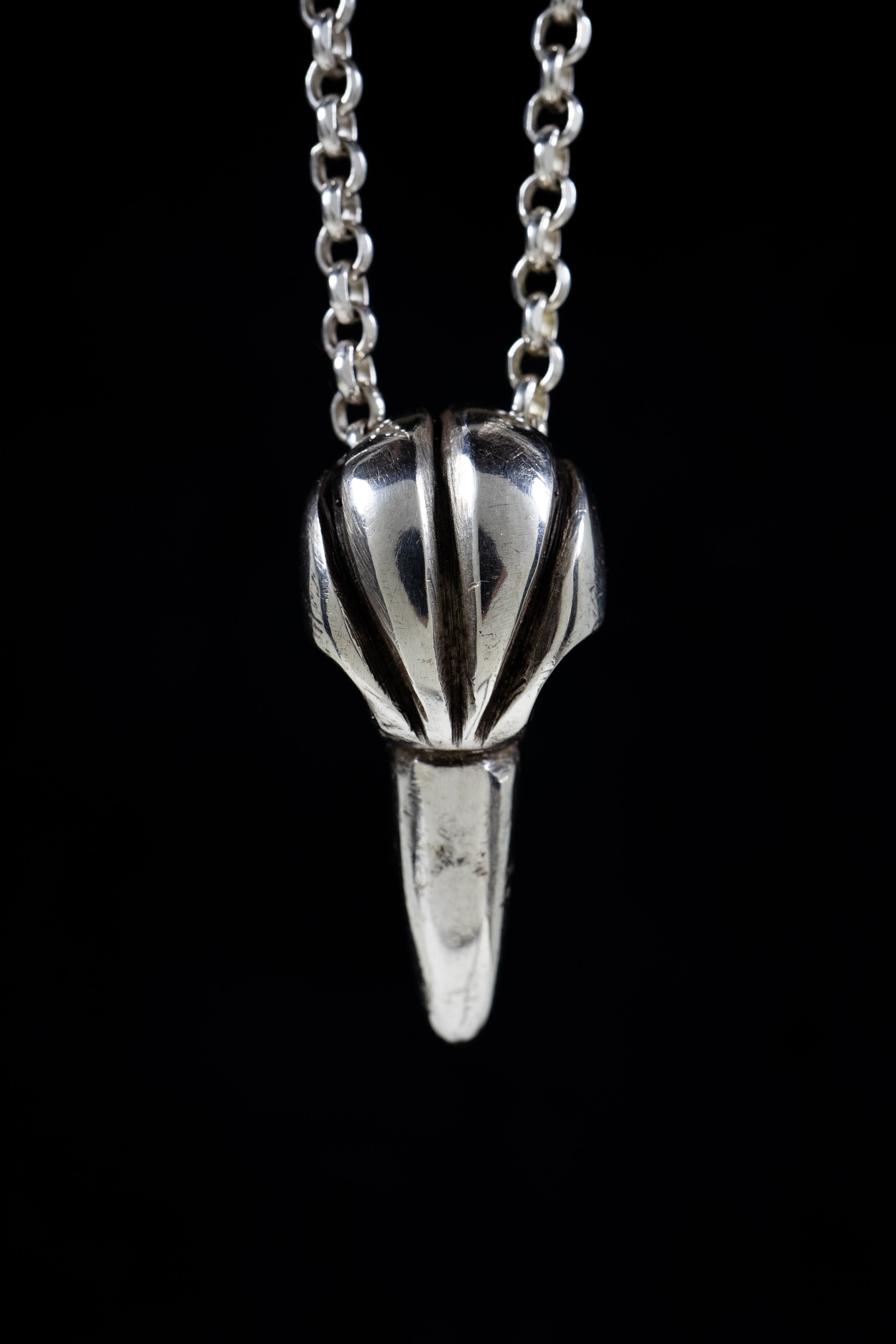 Crow Pendant (Sterling Silver or Gold)