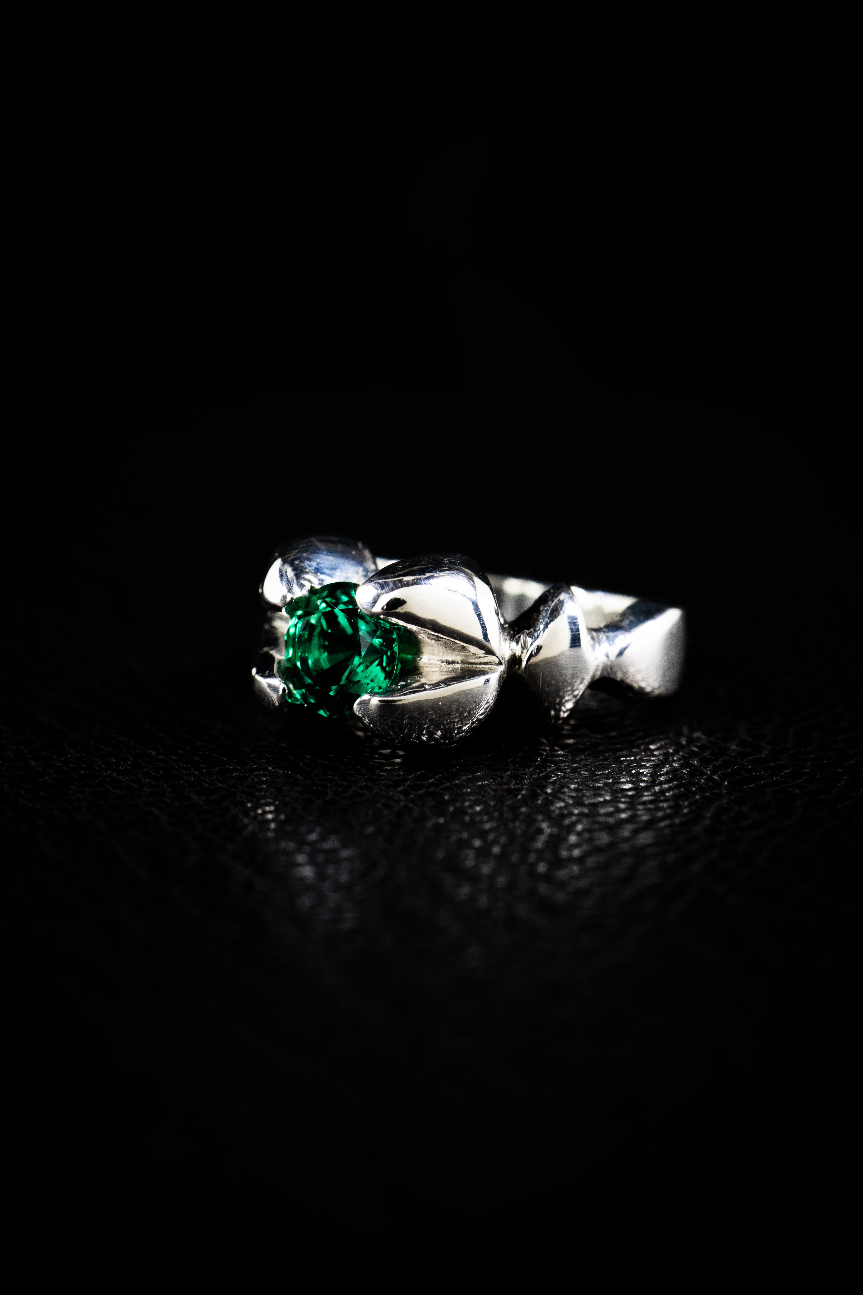Forest Ring (Emerald, Sterling Silver or Gold)