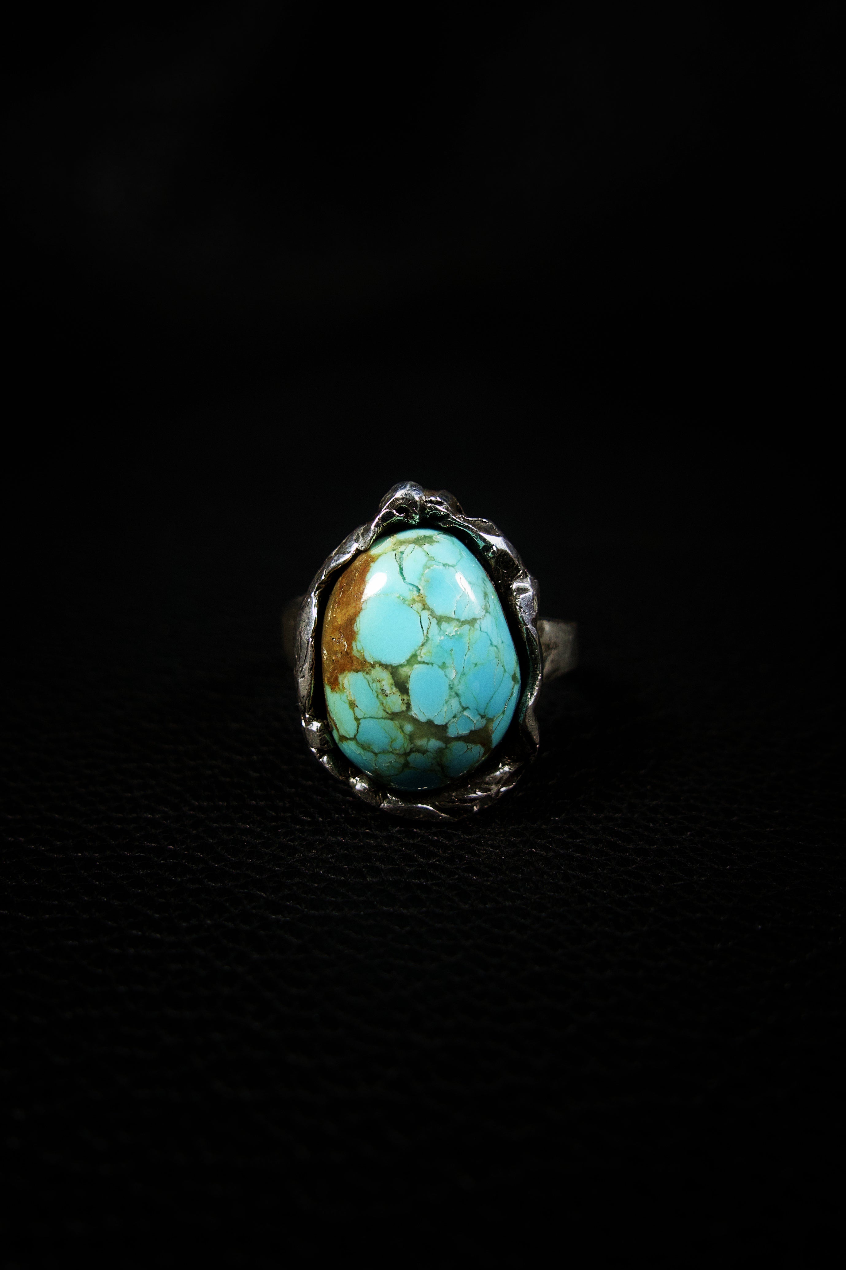Growth (Manassa Turquoise, Sterling Silver Ring)