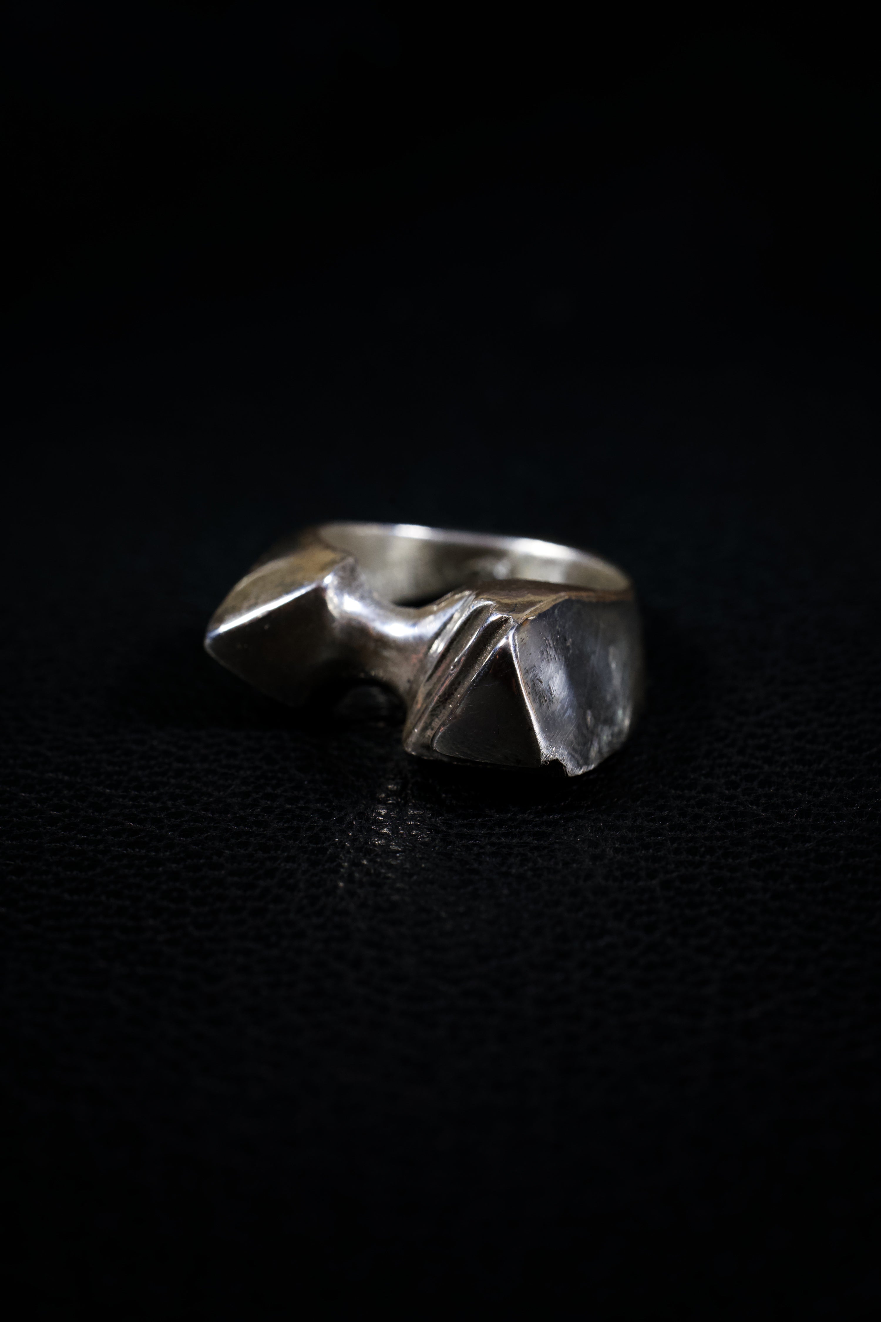 Pyramid (Sterling Silver Ring)