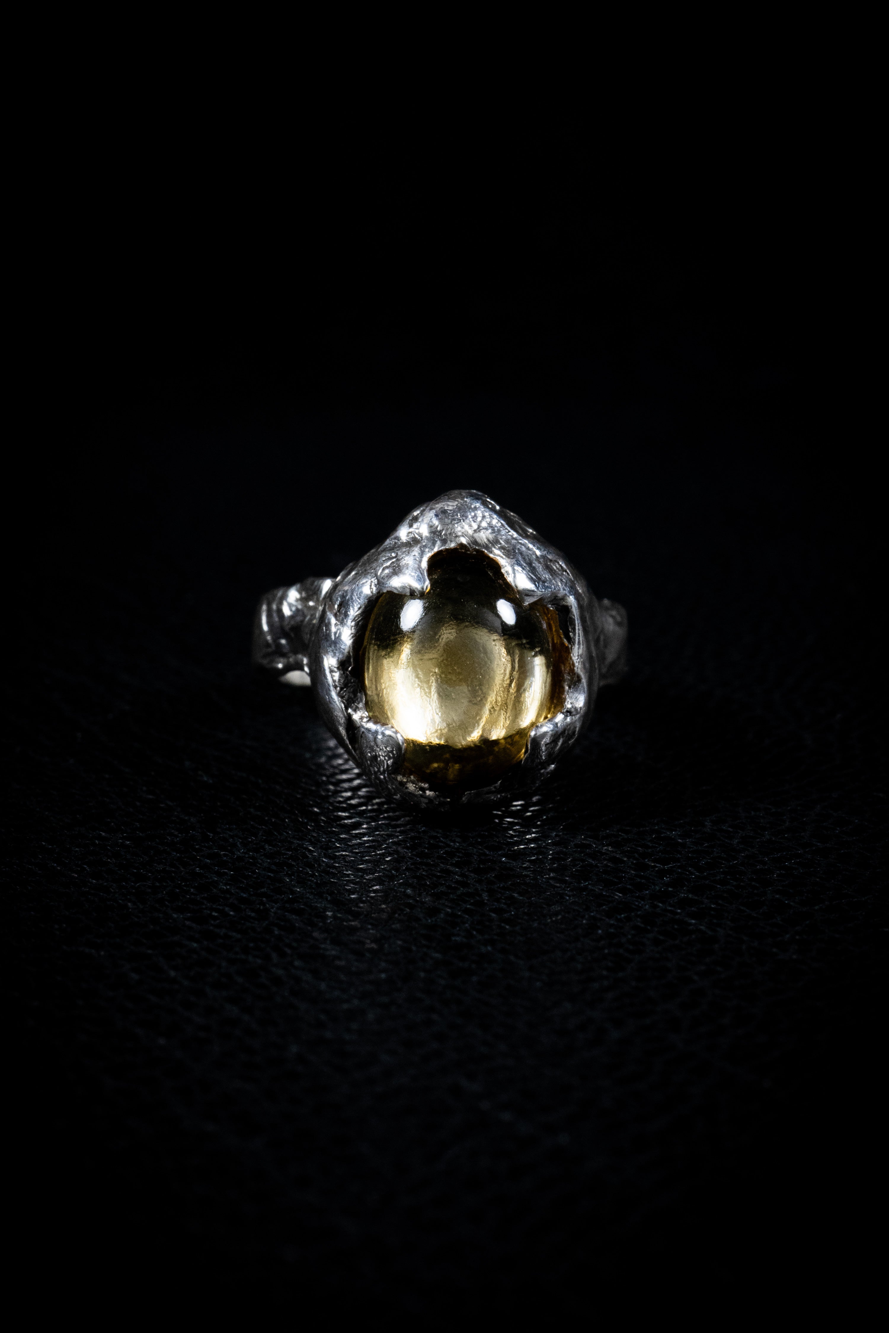 Lifecycle (Citrine, Sterling Silver Ring)