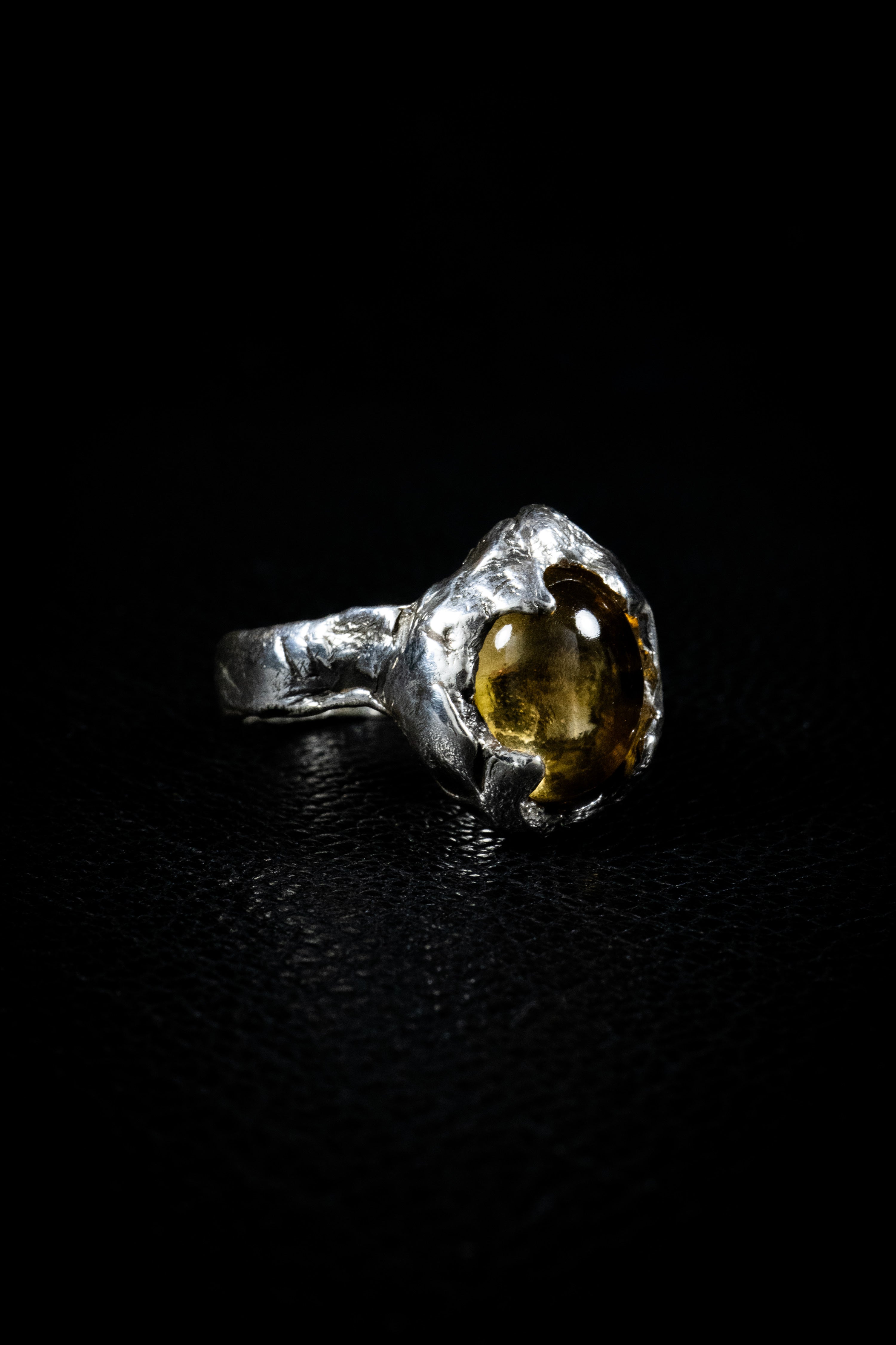 Lifecycle (Citrine, Sterling Silver Ring)