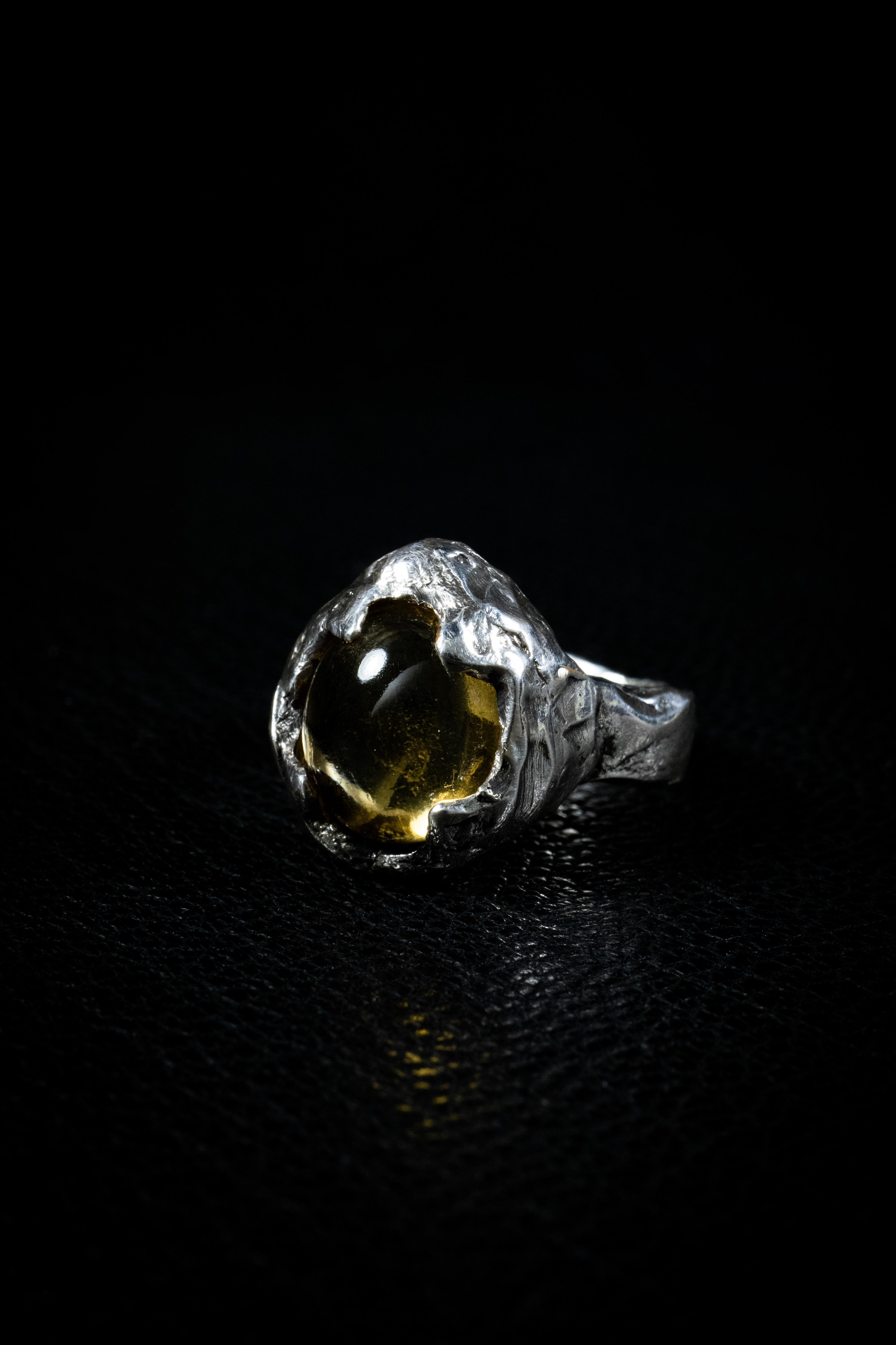 Lifecycle (Citrine, Sterling Silver Ring)