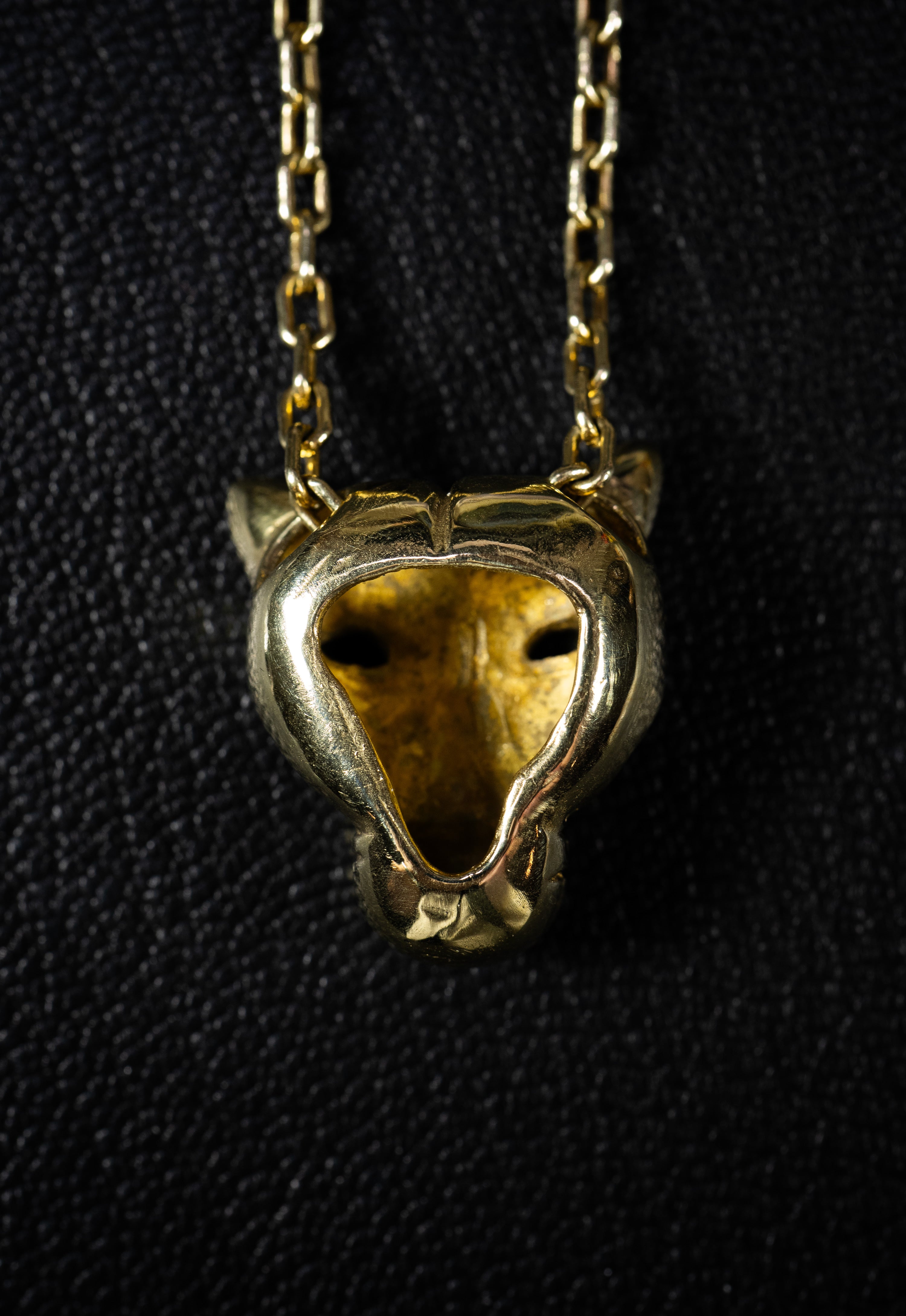 Mountain Lion Pendant (Sterling Silver or Gold)