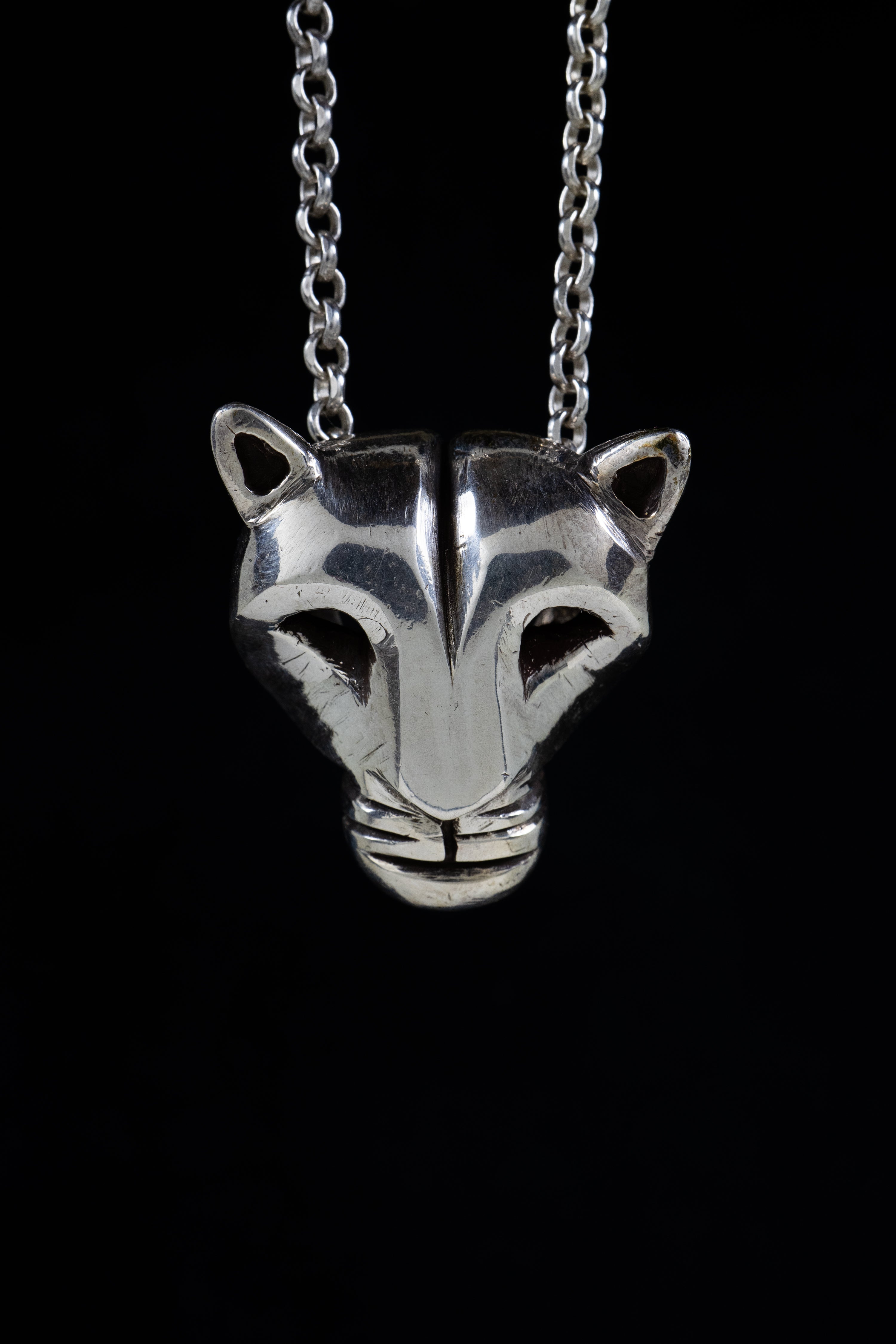 Mountain Lion Pendant (Sterling Silver or Gold)