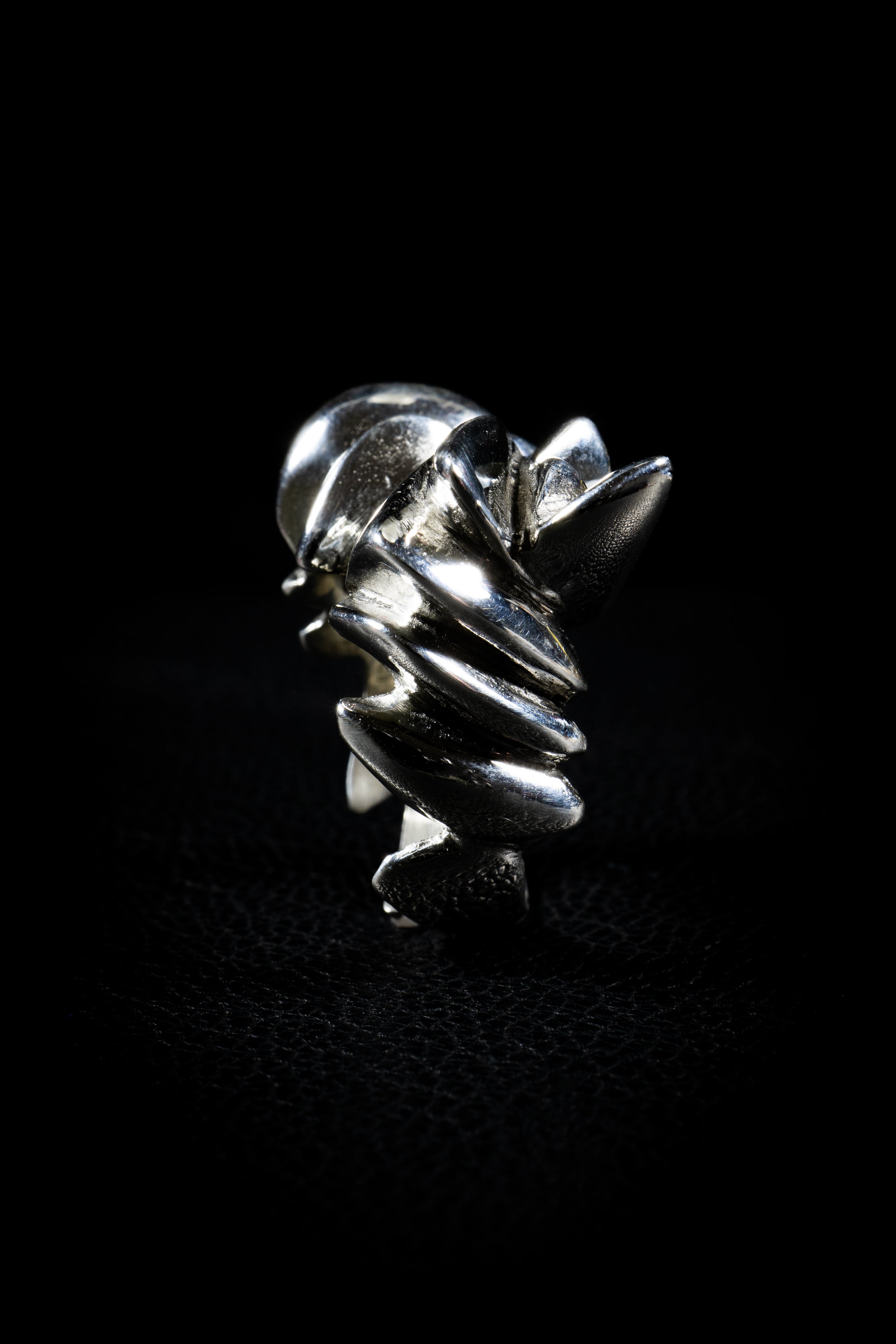 Sea Born Ring (Diamond, Sterling Silver)