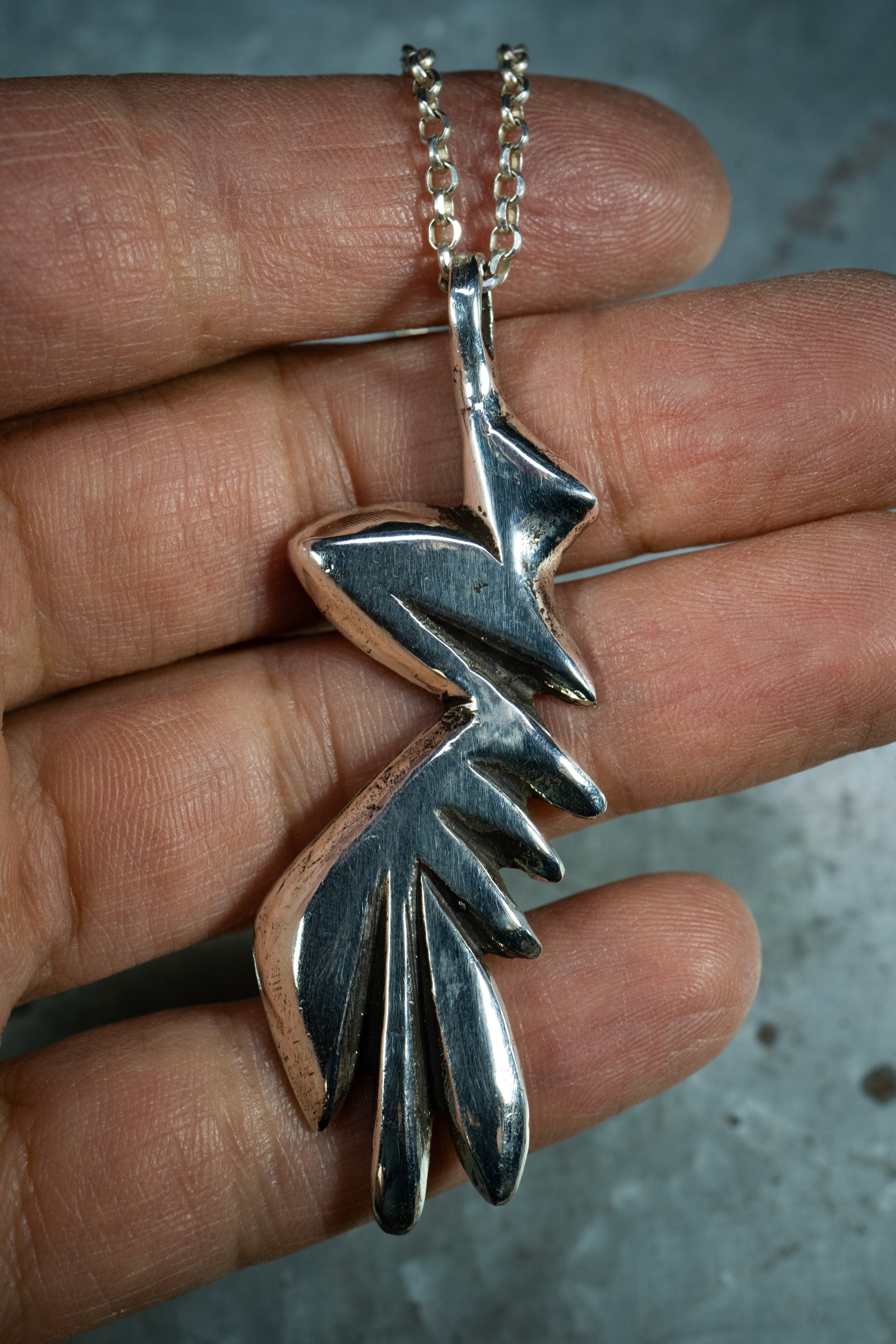 Wing Pendant (Sterling Silver or Gold)