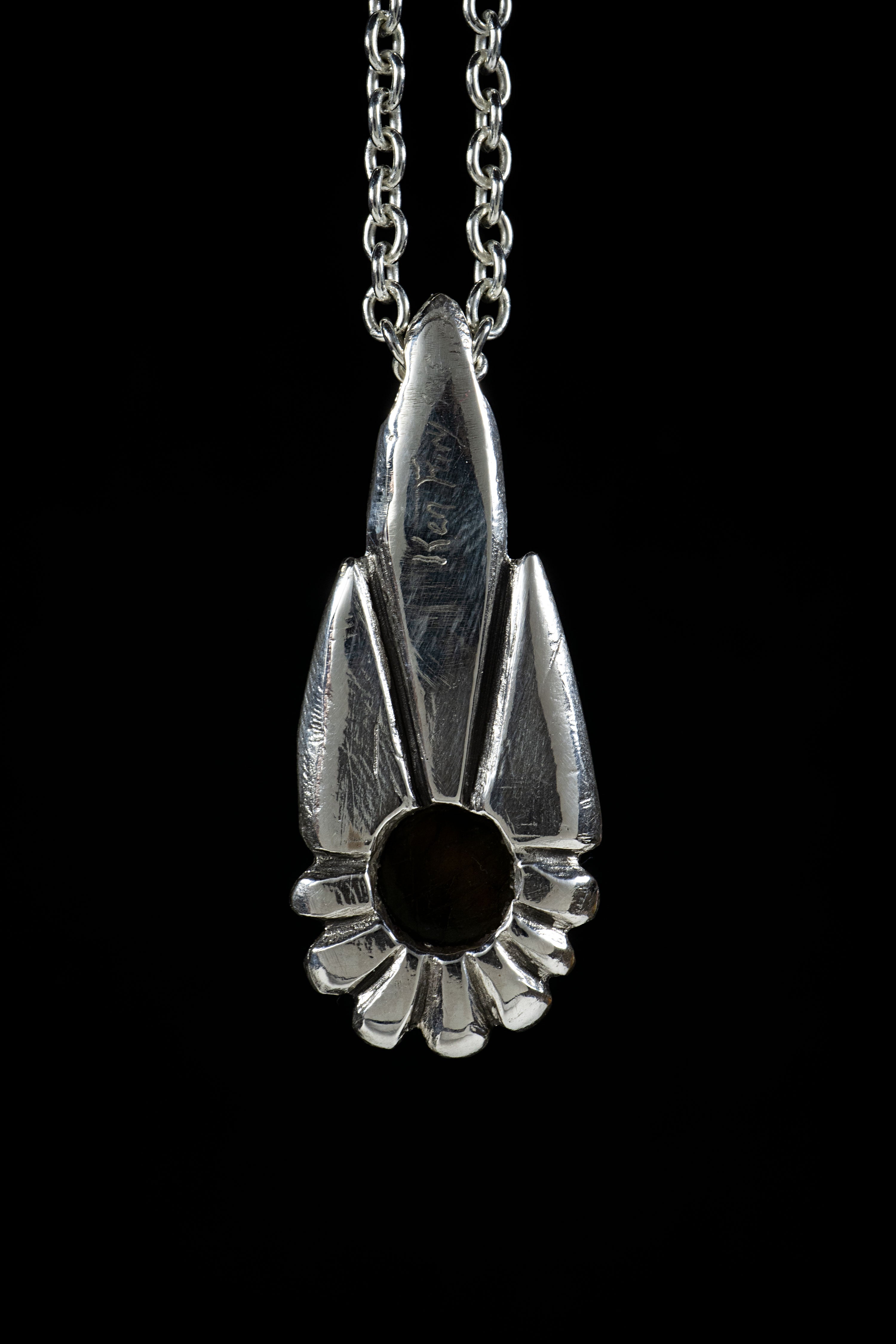 Comet Pendant (Moonstone, Labradorite, Sterling Silver or Gold)