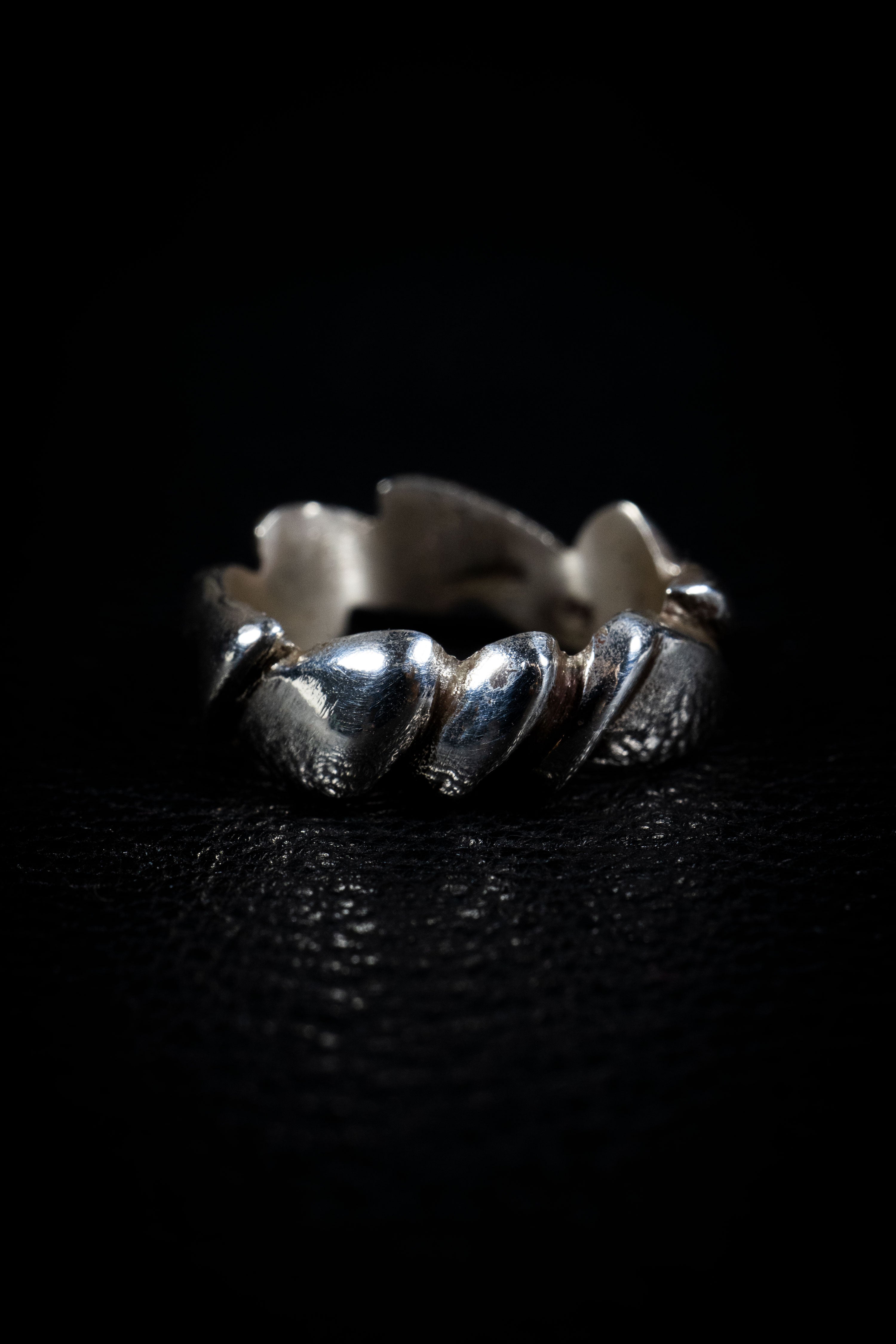 Mountain Range (Sterling Silver, 10K, 14K White or Yellow Gold Ring)