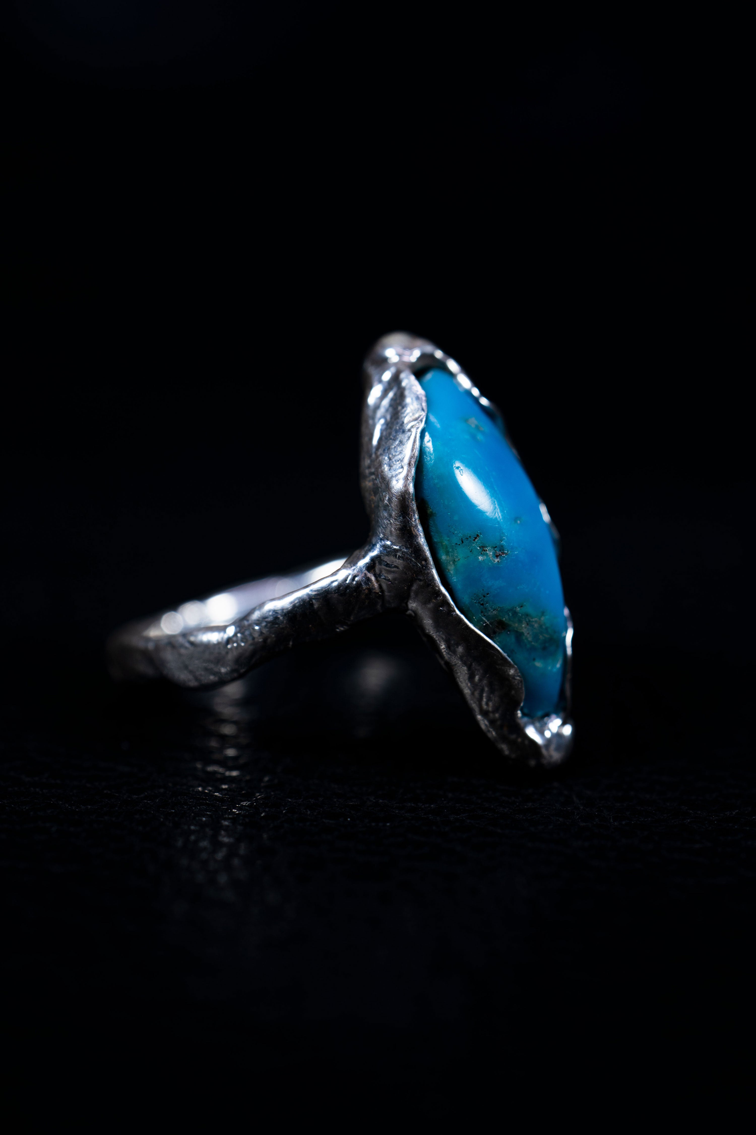 Water (Turquoise, Sterling Silver Ring)
