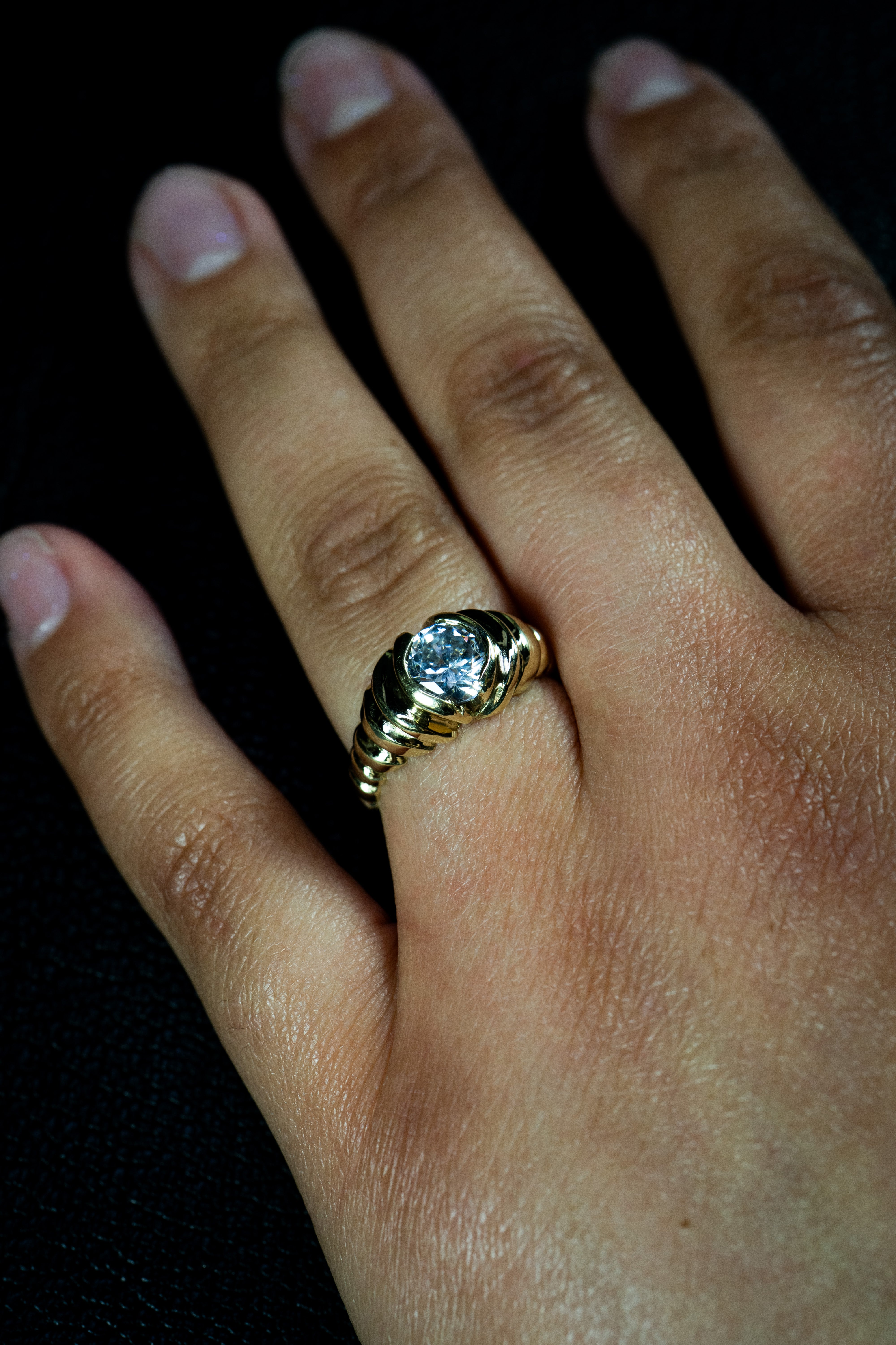 Pulse Diamond Ring