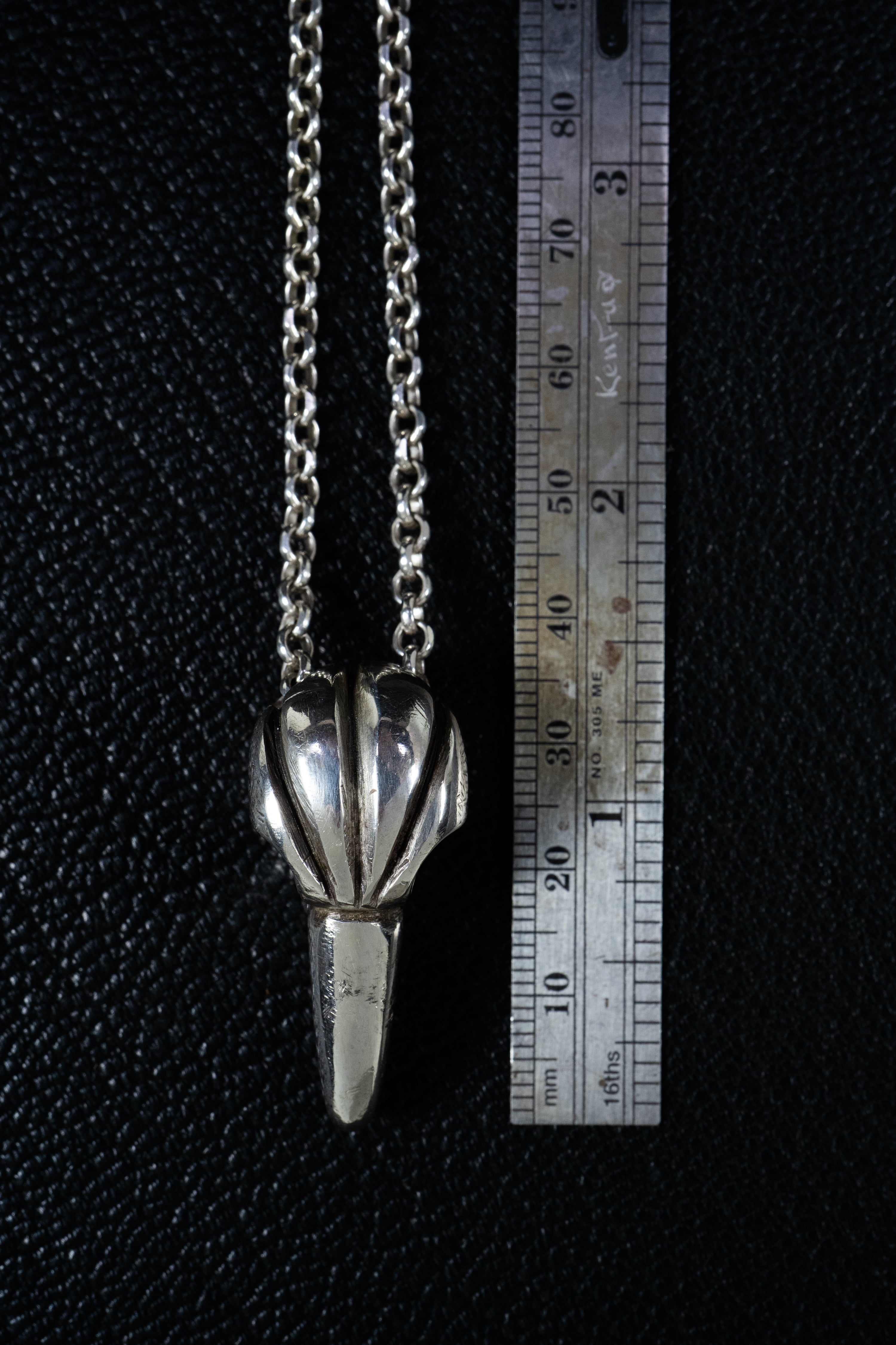 Crow Pendant (Sterling Silver or Gold)