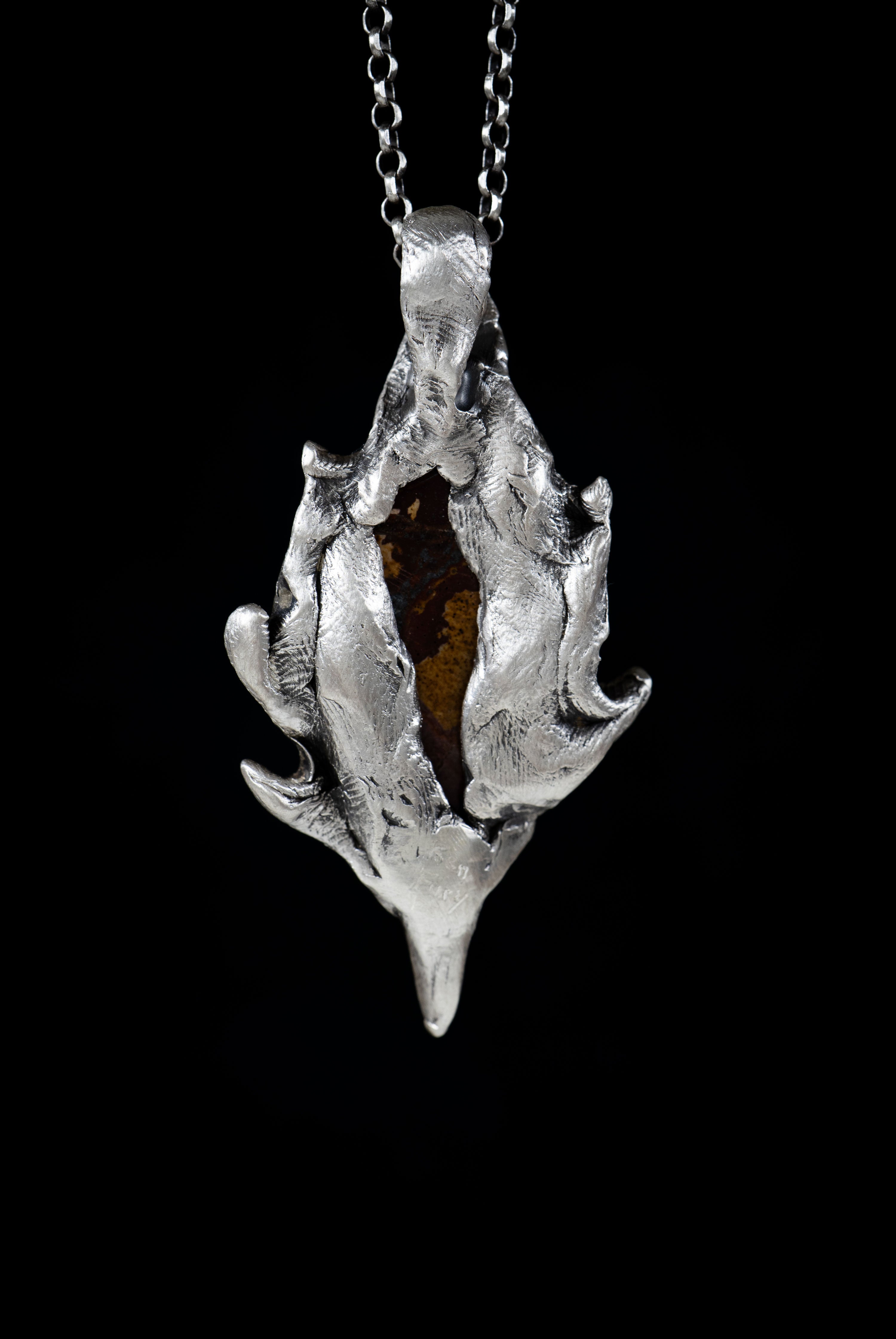 Portal (Jasper, Sterling Silver Pendant)