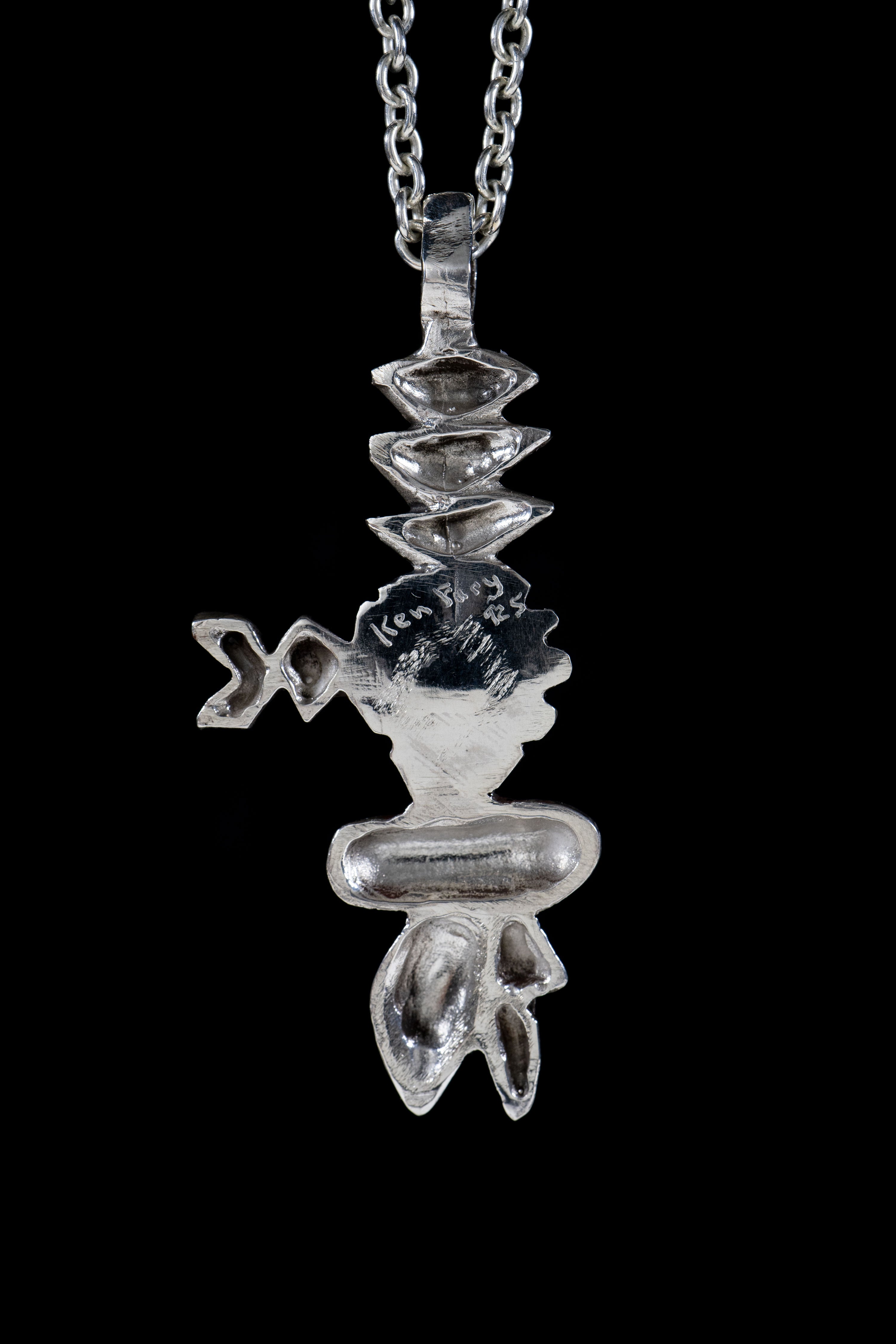 Transmission Pendant (Genuine Opal Triplet, Sterling Silver)