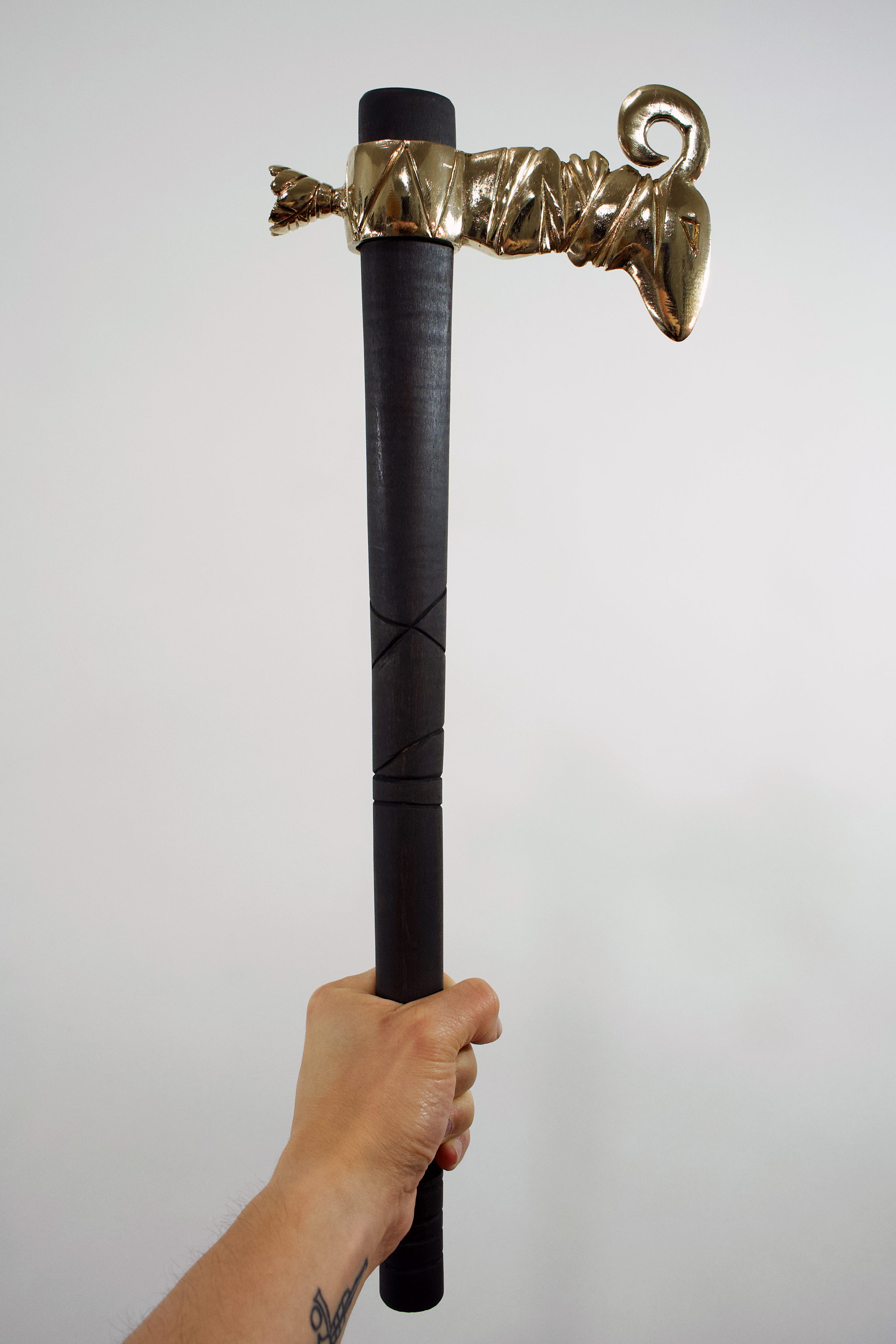 Rocky Mountain Bighorn Sheep Pipe Tomahawk