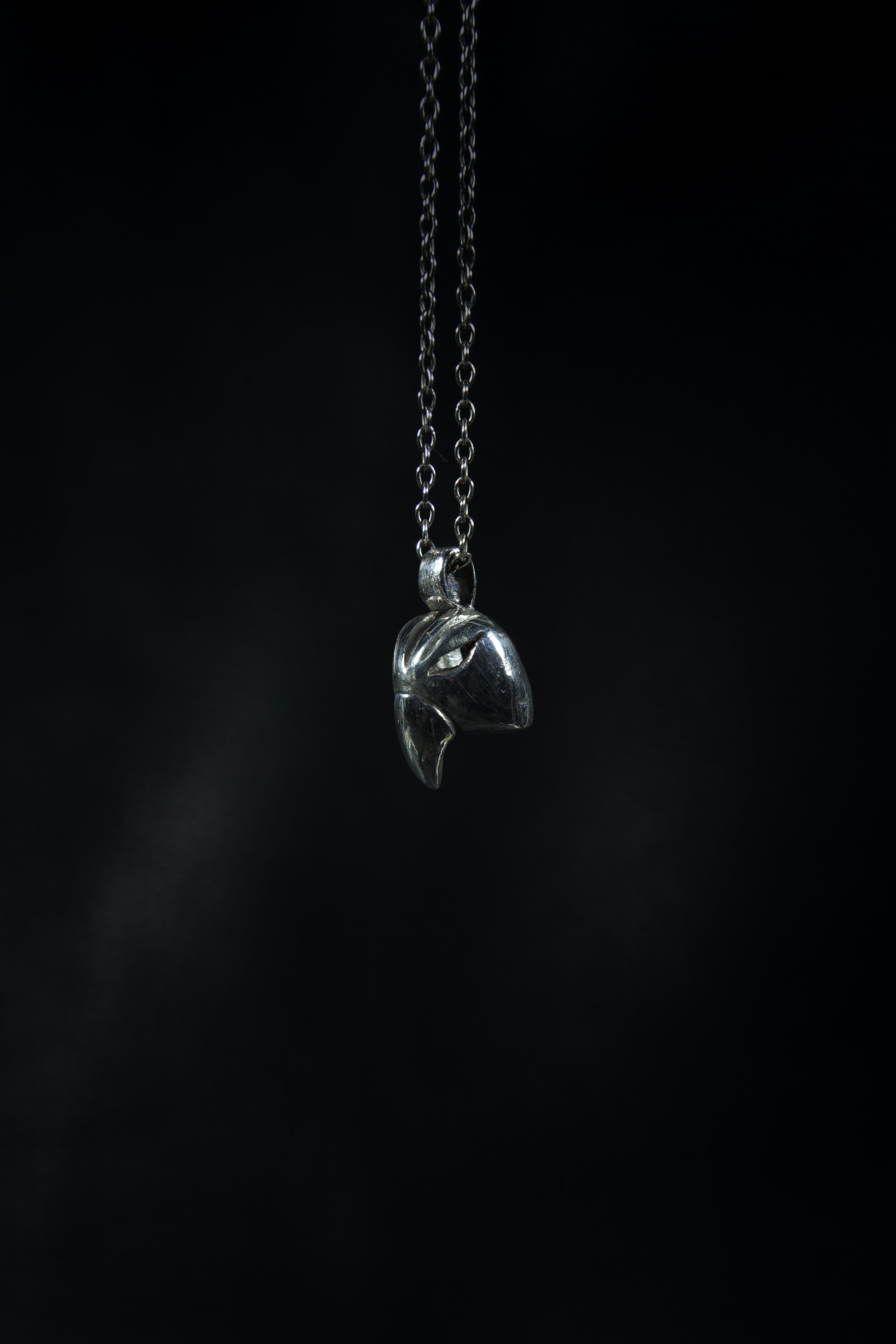 Bird of Prey (Sterling Silver, Gold Pendant)