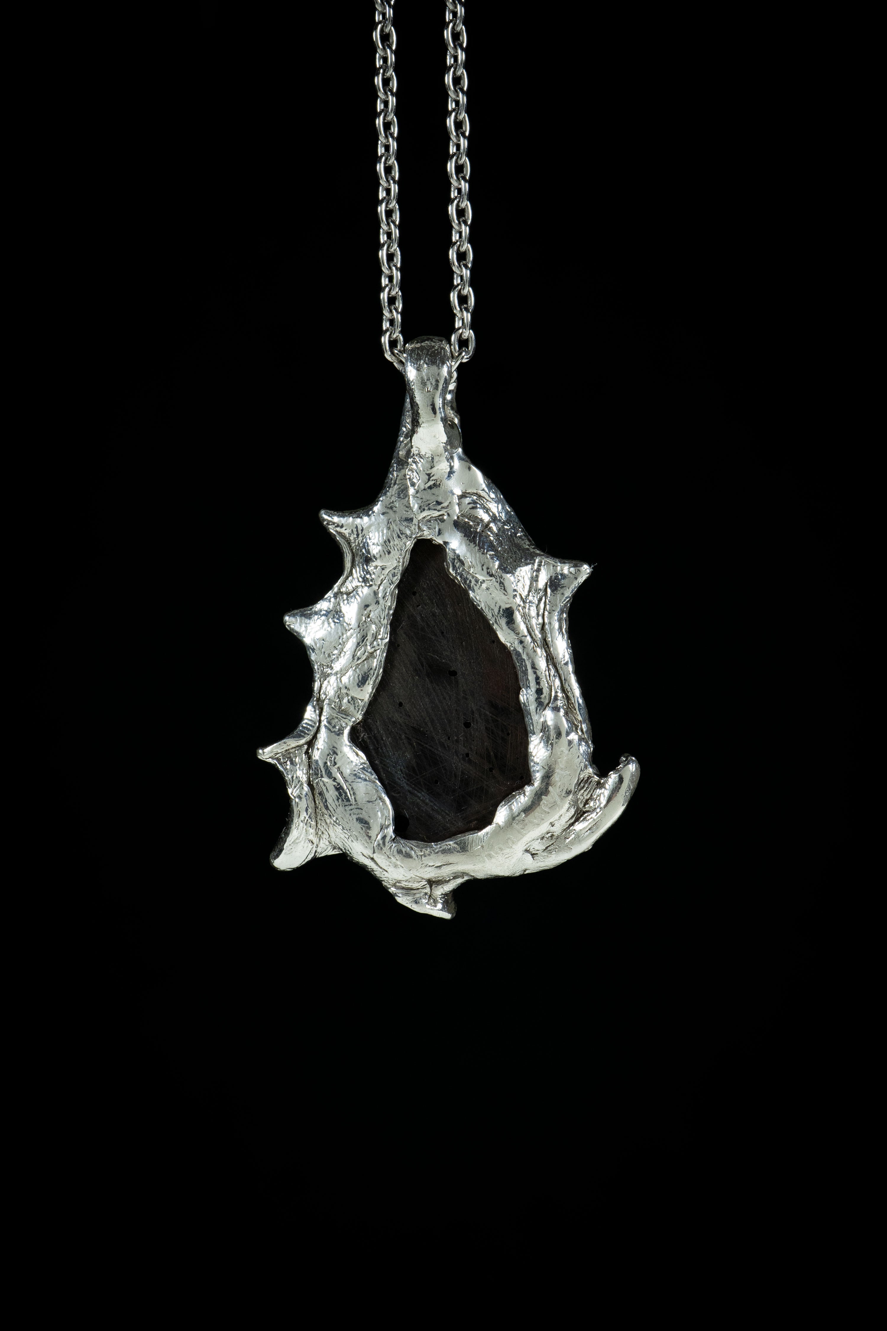 Star (Manassa Turquoise, Genuine Diamond, Sterling Silver Pendant)
