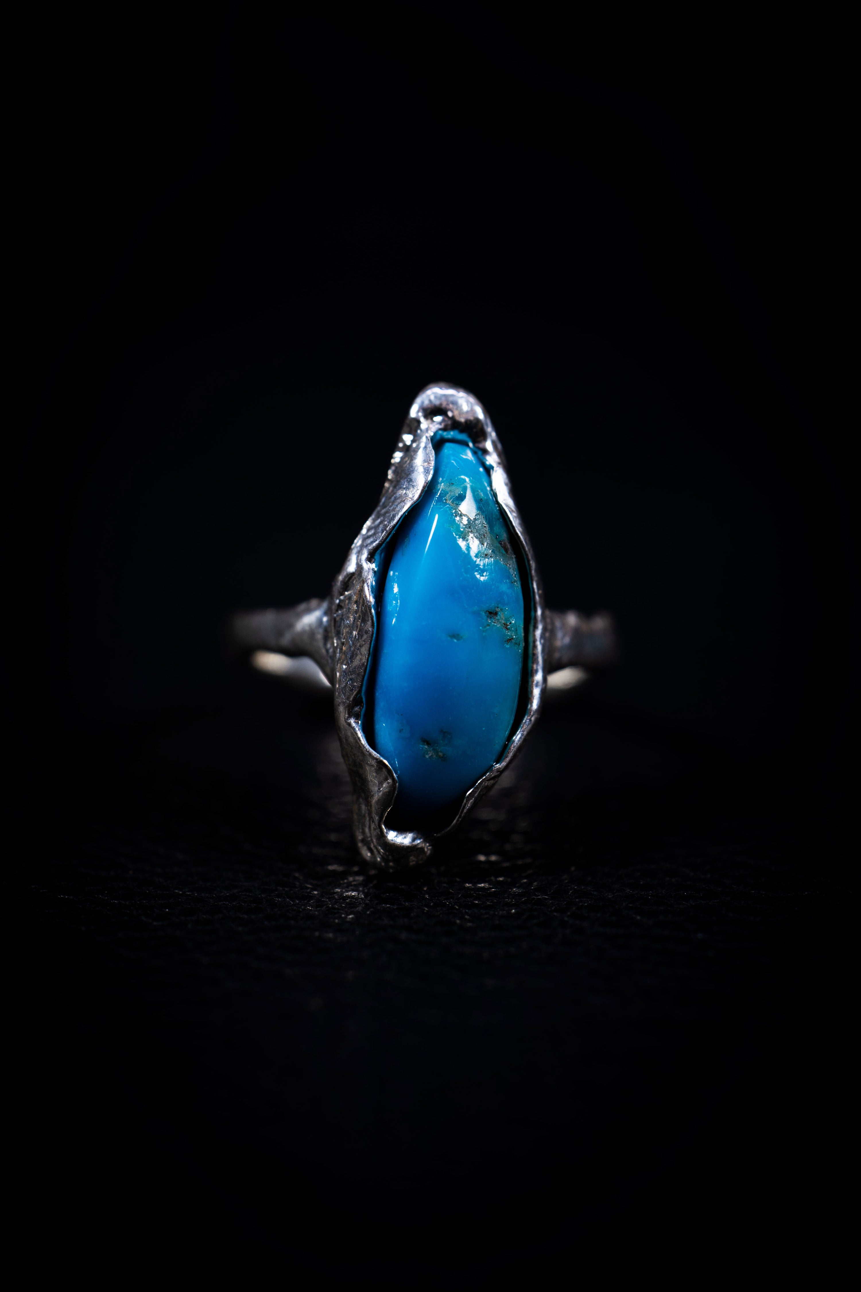 Water (Turquoise, Sterling Silver Ring)