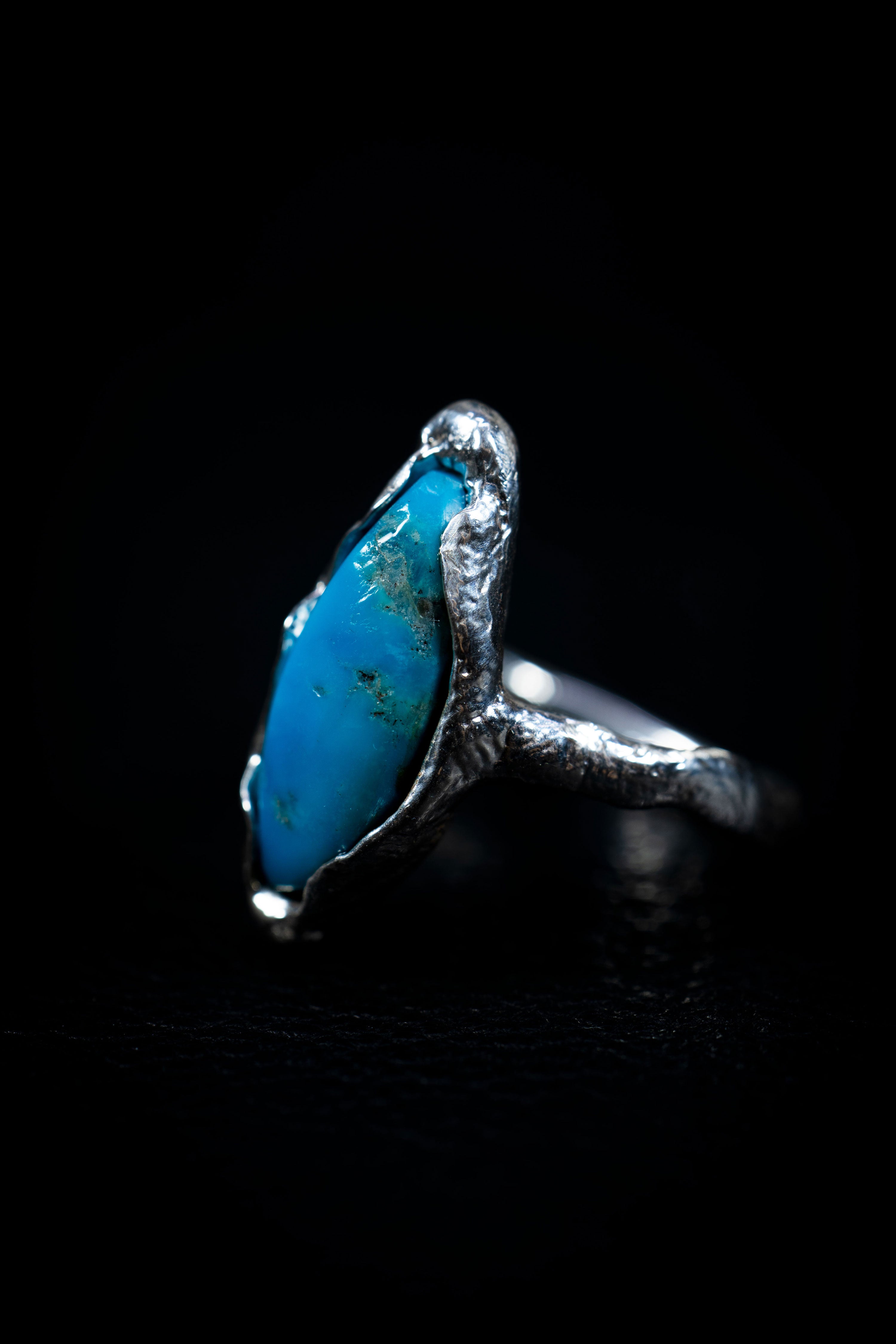 Water (Turquoise, Sterling Silver Ring)